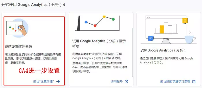 GA4进一步设置 GA4进一步设置