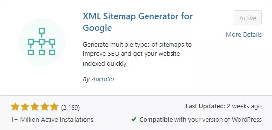 XML Sitemap Generator for Google插件 XML Sitemap Generator for Google插件